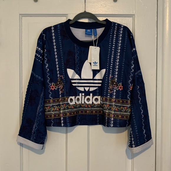 Adidas Cropped Sweatshirt - Picture 2 of 3